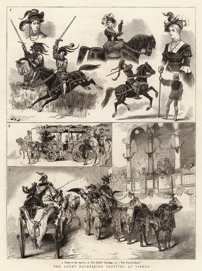 El Festival Ecuestre de la Corte en Viena de John Charles Dollman